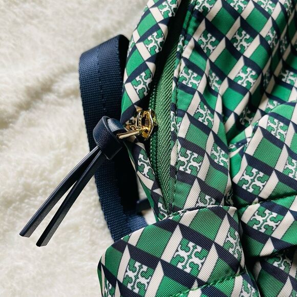Tory Burch Ella Nylon Printed Backpack - Picture 5 of 10